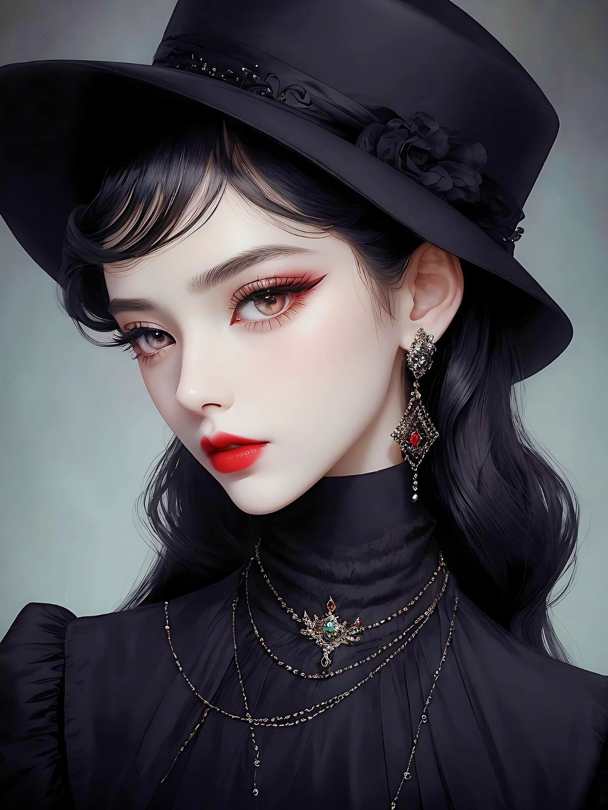 美女高雅造型_美女头像真实