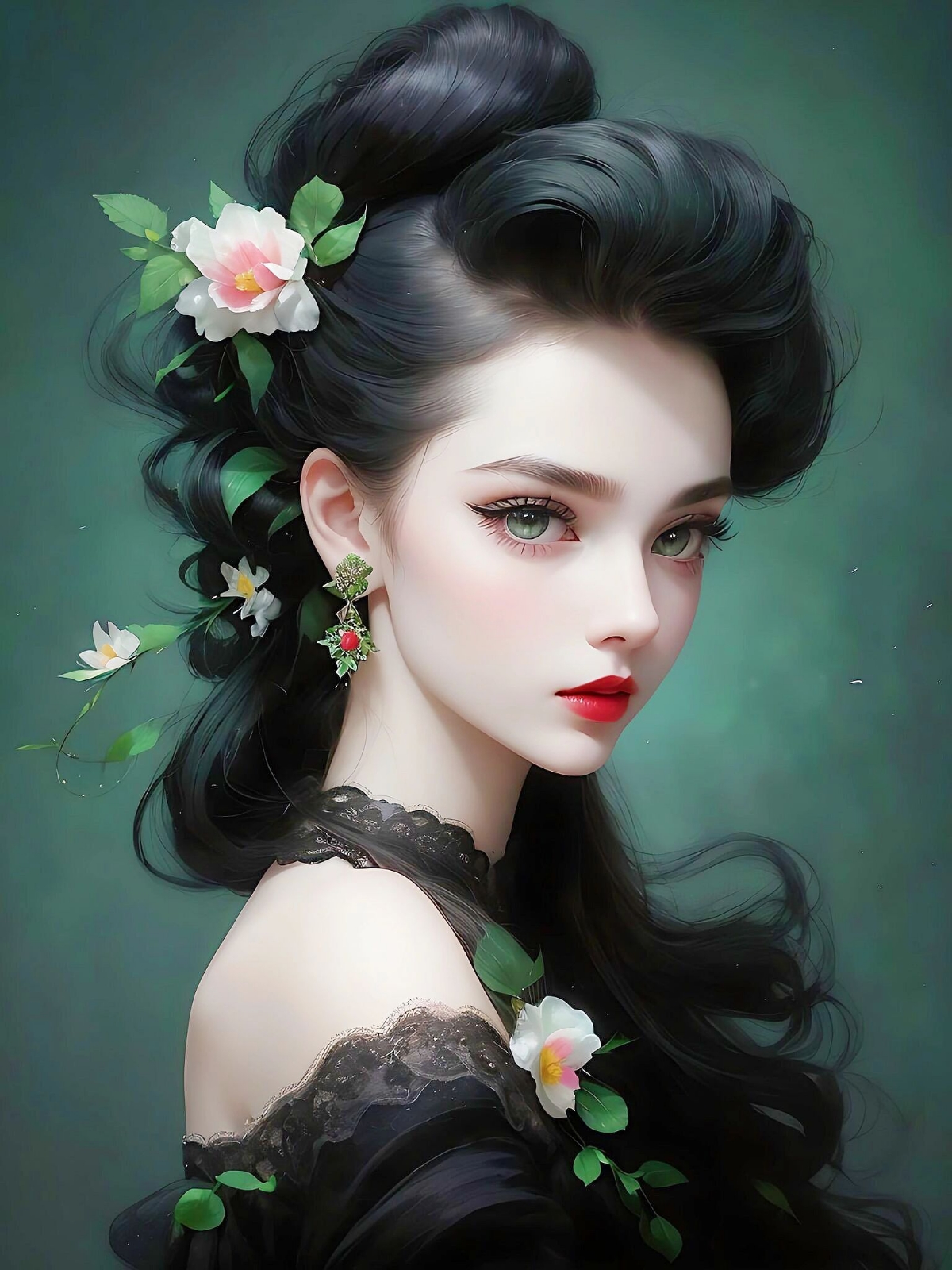美女头像甜美卡通_美女自拍