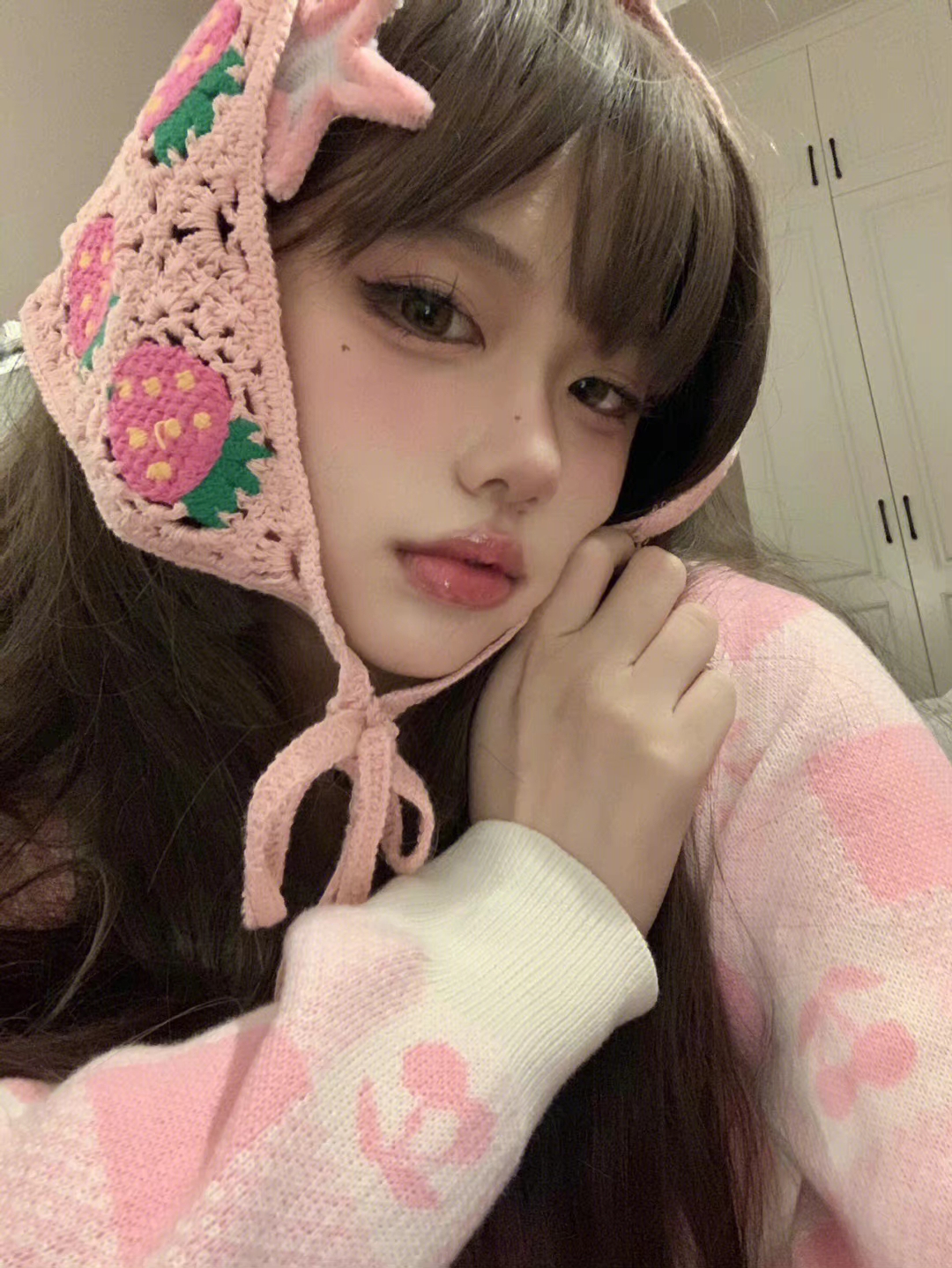 美女照片头像_美女照片手机挡脸头像