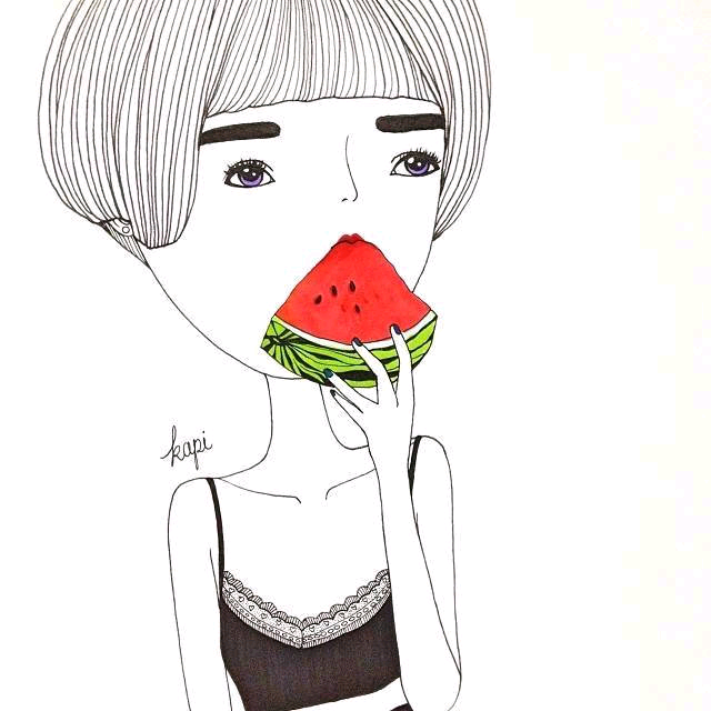 美女照片卡通教程_美女头像真人头像