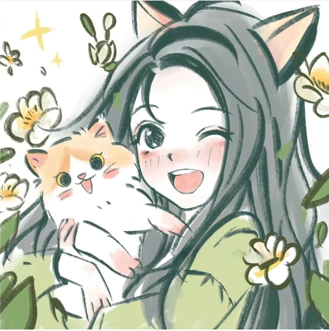 历师_美女头像背影