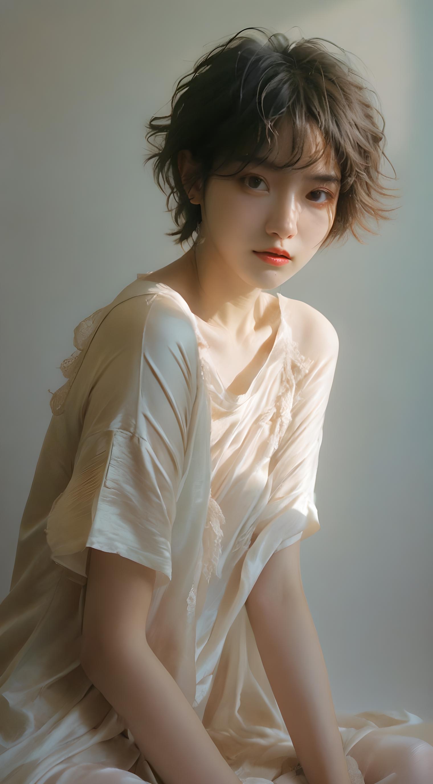 美女照片游泳卡通_美女照片大全壁纸高清